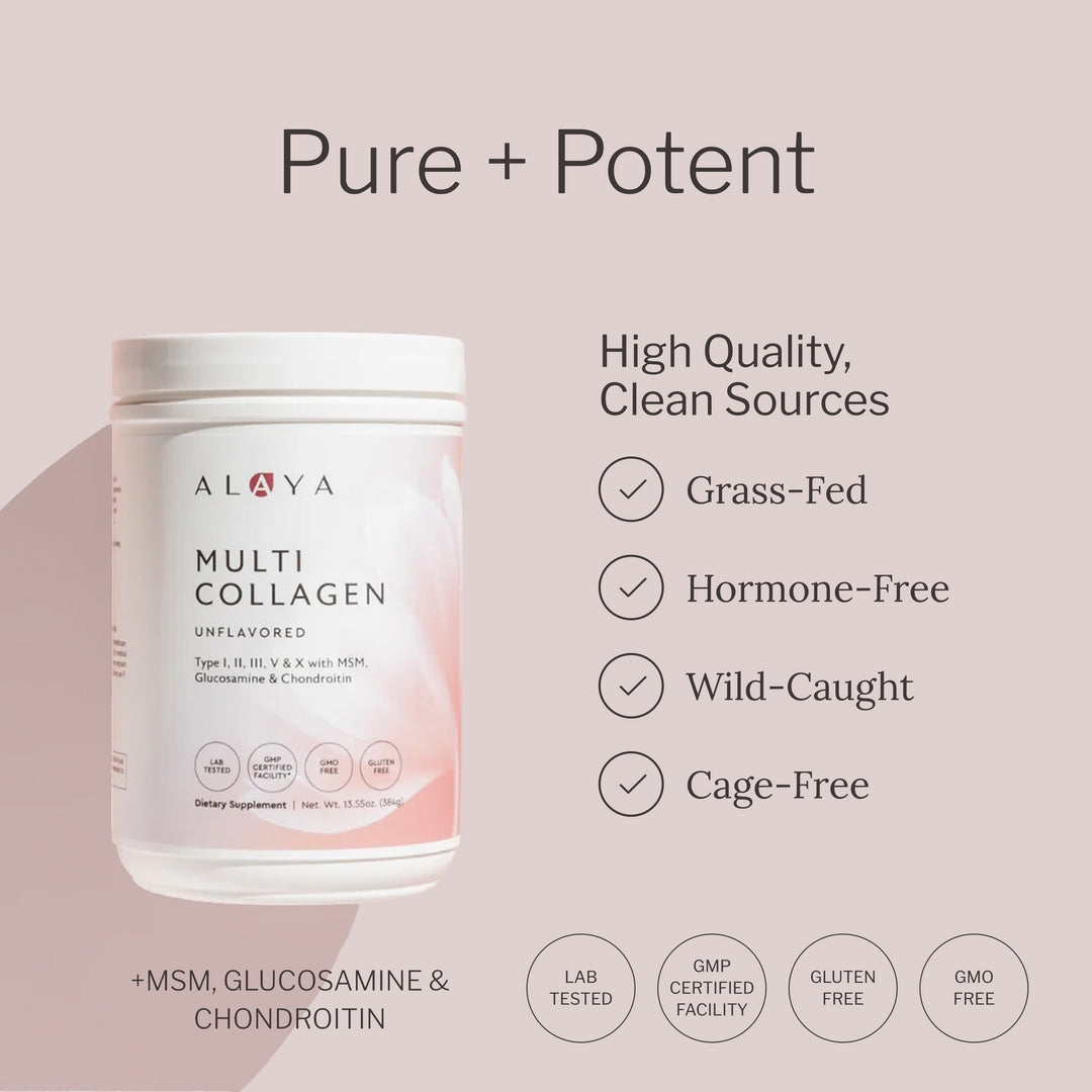 Alaya Multi Collagen Powder Unflavored 40 Servings
